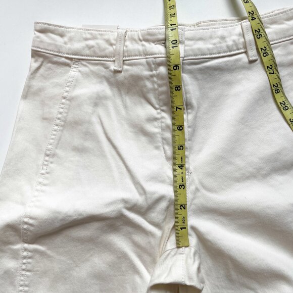 Banana Republic Weekender Slim Barrel Leg Pant Ecru Size 6 NEW NWT - Picture 10 of 11
